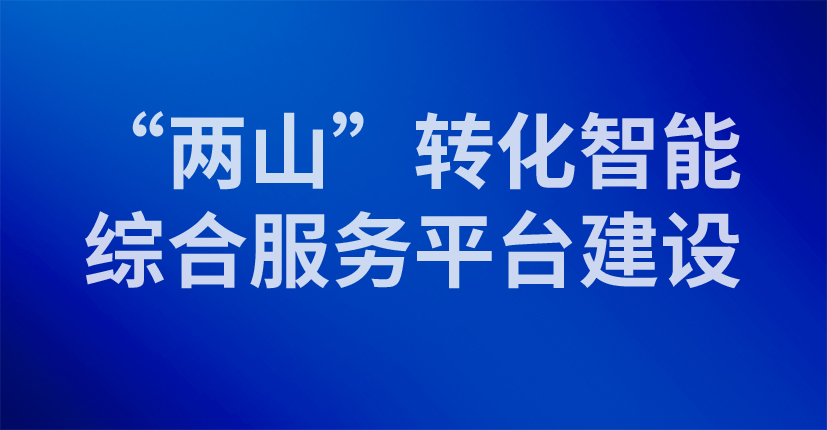 “两山”转化智能综合服务平台建设