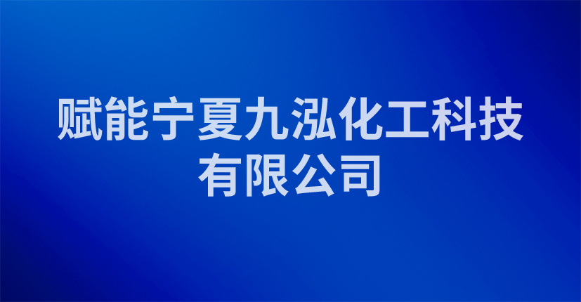 赋能宁夏九泓化工科技有限公司