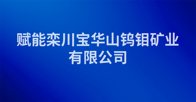 赋能栾川宝华山钨钼矿业有限公司