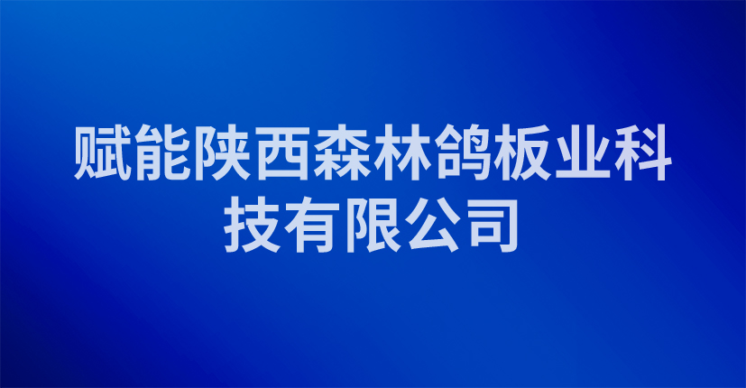 赋能陕西森林鸽板业科技有限公司